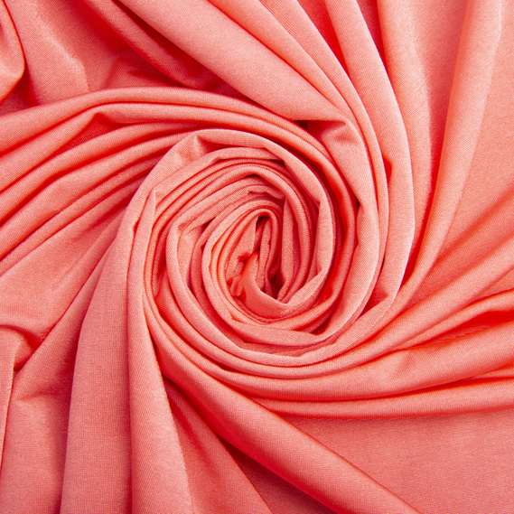 Тканина трикотаж Crystal, 150 см, для спортивних костюмів, гольфів, кардиганів, світшотів і водолазок св/корал, фото 1 Тканина трикотаж Crystal, 150 см, для спортивних костюмів, гольфів, кардиганів, світшотів і водолазок св/корал, фото 1