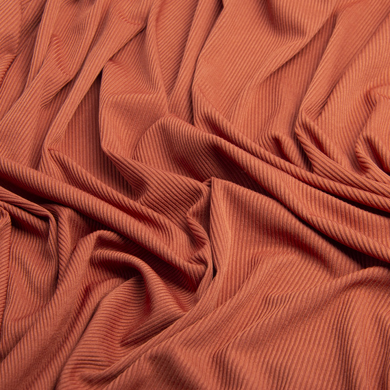 Rico Knit Fabric теракот, фото 2