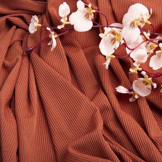 Rico Knit Fabric теракот, фото 3