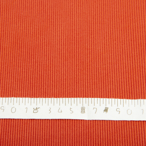 Ткань трикотаж Рико хурма, фото 4