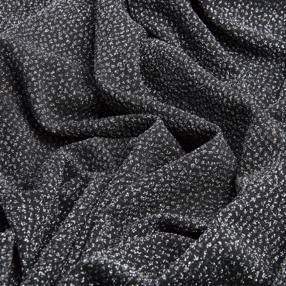 Gold Sparkle Knit Fabric срібло , фото 3