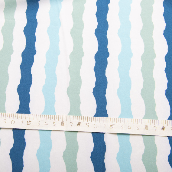 The fabric for the dress is super soft хвилясті смуги блак/сині, Смуга, фото 4 The fabric for the dress is super soft хвилясті смуги блак/сині, Смуга, фото 4