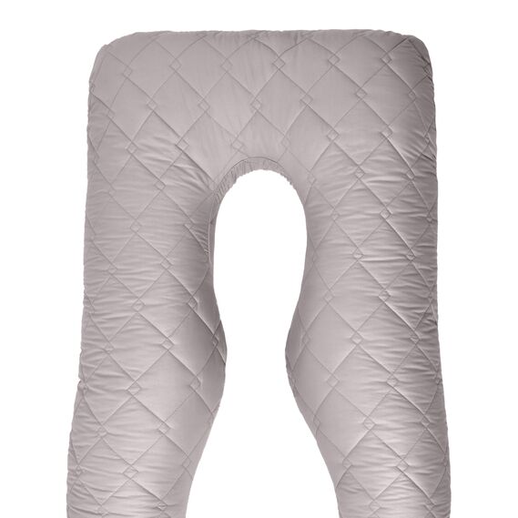 Pillowcase for U-shaped pillow140х75х20 cm сіра/св.сіра, фото 2