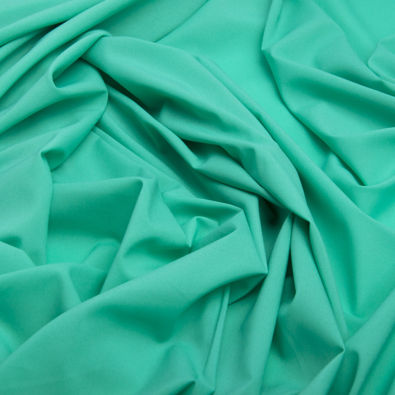 Тканина шифон однотонний Gucci бірюза, фото 2 Тканина шифон однотонний Gucci бірюза, фото 2