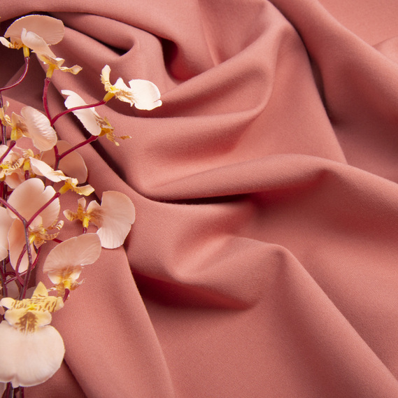 Ткань трикотаж однотонный Прага 620 гр/м2 арахіс, фото 3