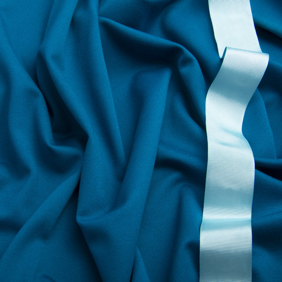 Ткань трикотаж Прага 440grm мор бриз, фото 3