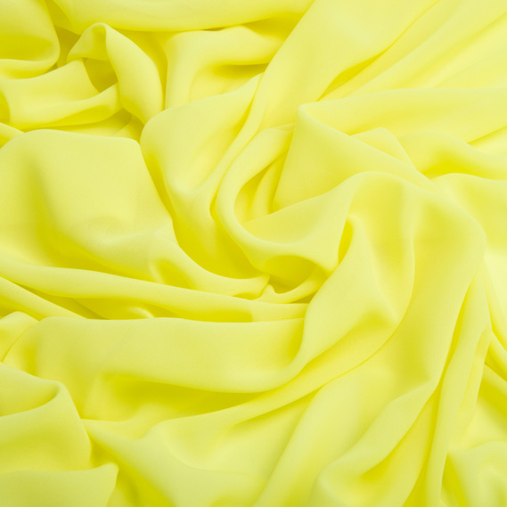 Тканина платтяна шифон Sheila легка напівпрозора для суконь, блузок, аксесуарів лайм, фото 2