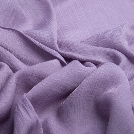 The fabric is single-colored chiffon with a sparkle, Sandrix ліловий, фото 2 The fabric is single-colored chiffon with a sparkle, Sandrix ліловий, фото 2