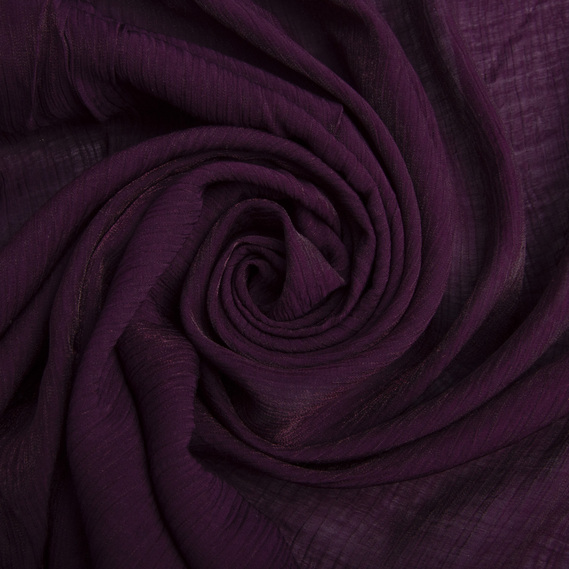 The fabric is single-colored chiffon with a sparkle, Sandrix фіолет, фото 1 The fabric is single-colored chiffon with a sparkle, Sandrix фіолет, фото 1