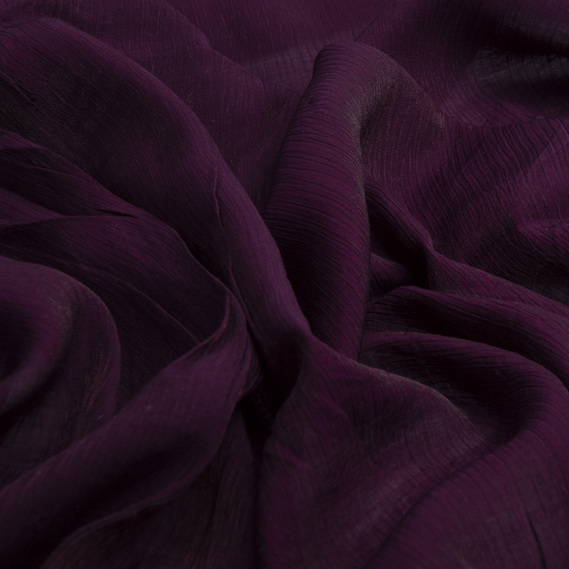 The fabric is single-colored chiffon with a sparkle, Sandrix фіолет, фото 2 The fabric is single-colored chiffon with a sparkle, Sandrix фіолет, фото 2