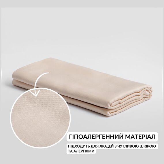 Простынь 220x240 см сатин хлопок натуральный TM IDEIA в упаковке беж v-71, фото 5 Простынь 220x240 см сатин хлопок натуральный TM IDEIA в упаковке беж v-71, фото 5