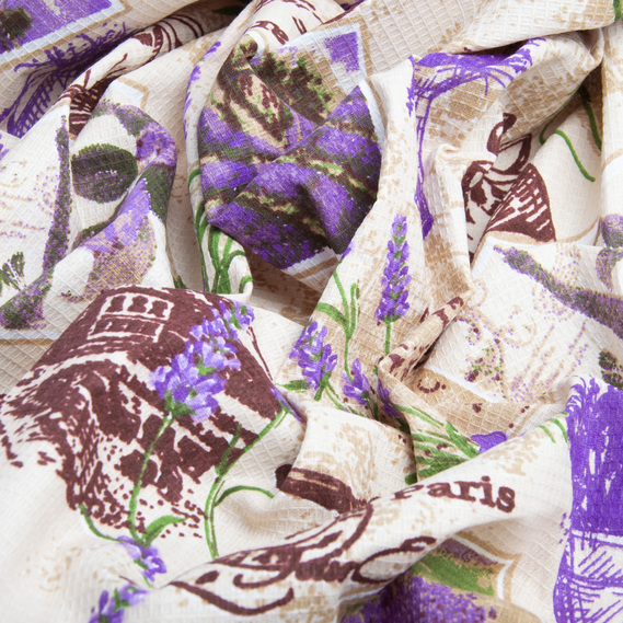 Тканина рушничкова вафельна Прованс, фото 3