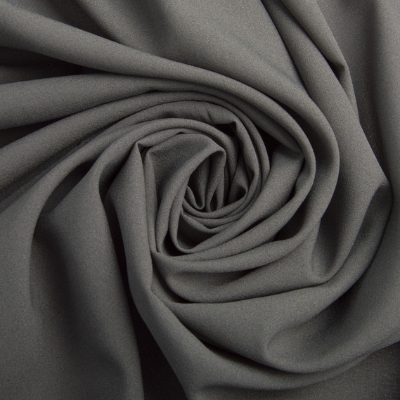 The fabric is chiffon with a moss crepe texture темний хакі, фото 1 The fabric is chiffon with a moss crepe texture темний хакі, фото 1