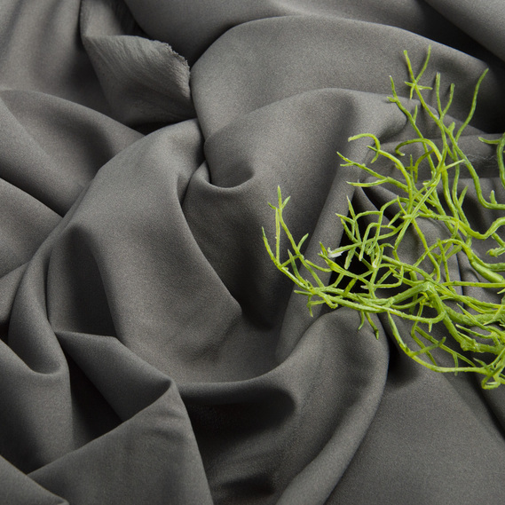 The fabric is chiffon with a moss crepe texture темний хакі, фото 3 The fabric is chiffon with a moss crepe texture темний хакі, фото 3