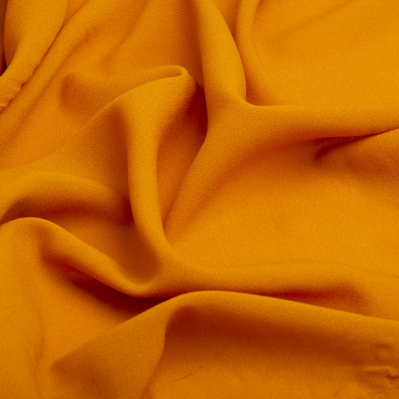 The fabric is chiffon with a moss crepe texture рудий, фото 2