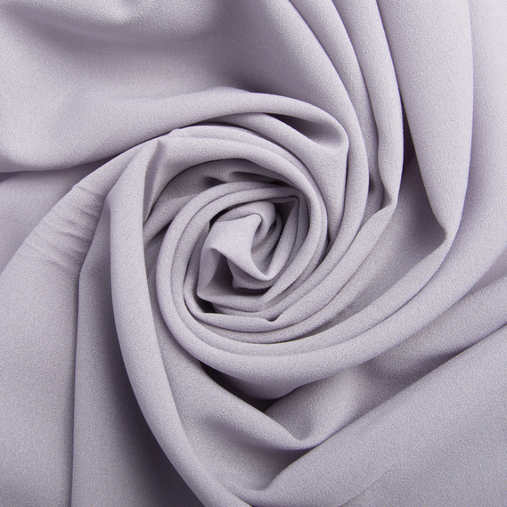 The fabric is chiffon with a moss crepe texture світло сірий, фото 1