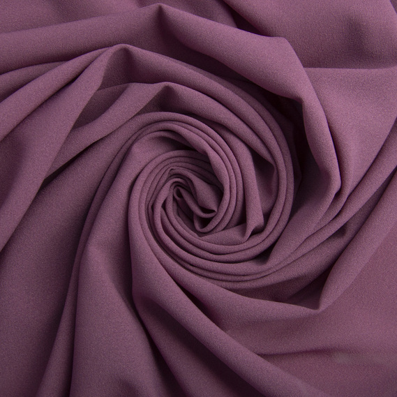 Ткань шифон Мосс креп, 145 см, 145 гр/м2 фрез ліловий, фото 1