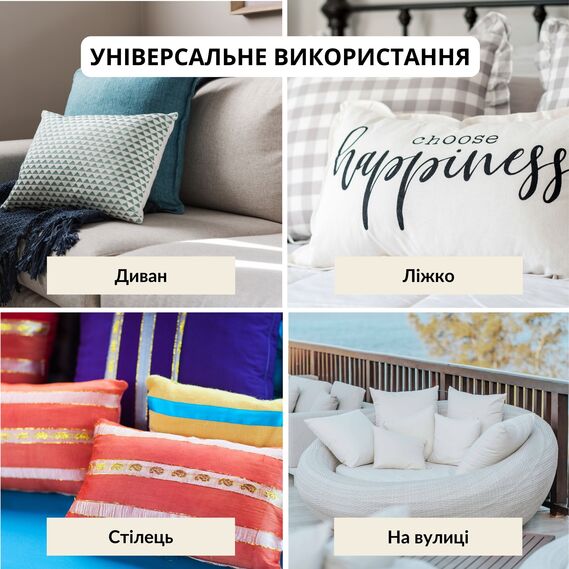 Pillow NORDIC CLASSIC 40х60 IDEIA anti-allergenic fiber біла, фото 4