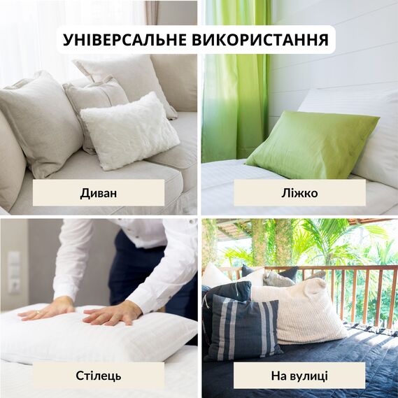 Pillow NORDIC CLASSIC 70х70 IDEIA anti-allergenic fiber біла, фото 3