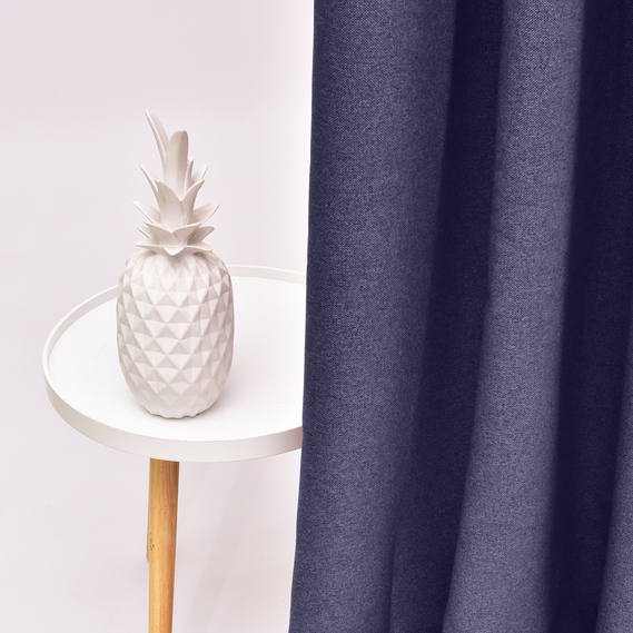 Solid-colored blackout curtain fabric, Oreo V-126 джинс, фото 3