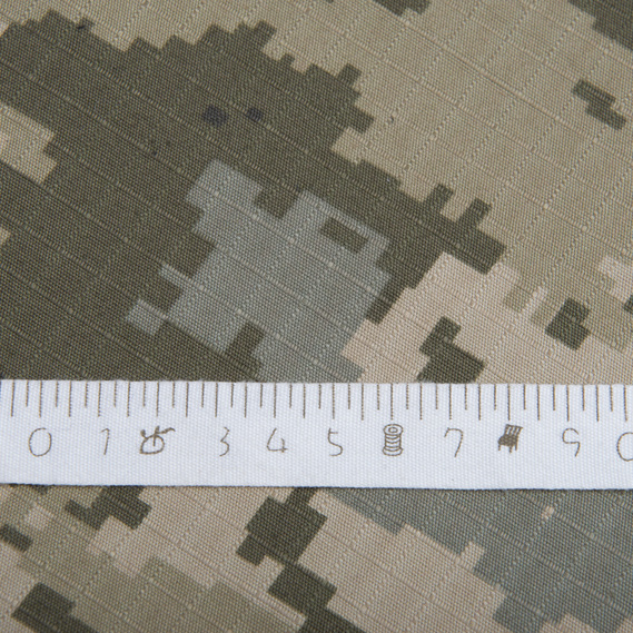 Тканина РІП-СТОП стрейч камуфляж ЗСУ піксель, фото 4
