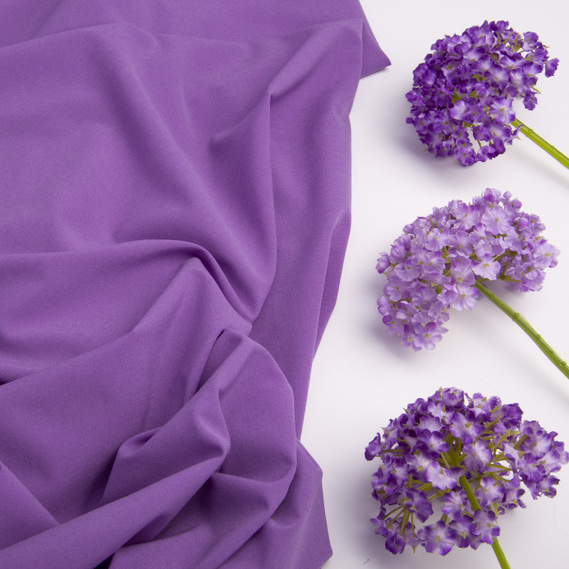 Ткань шифон однотонный софт стрейч бузок, фото 3 Ткань шифон однотонный софт стрейч бузок, фото 3