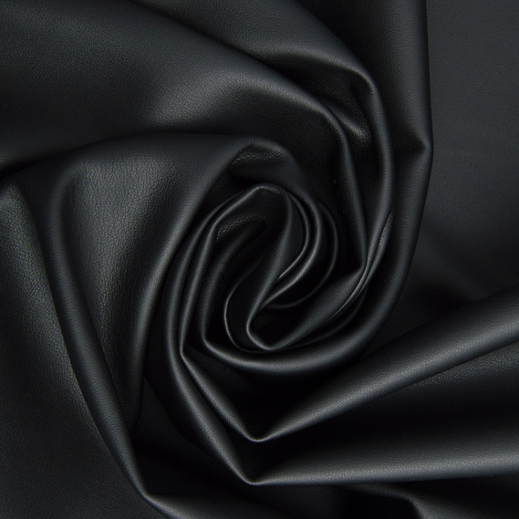 Ткань искусственная кожа замша чорна, фото 1 Ткань искусственная кожа замша чорна, фото 1