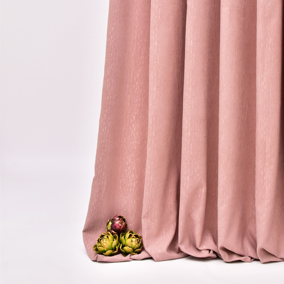 Тканина портьєрна однотонна Shell, 290 см шторна, для штор, декоративна пудра, фото 4