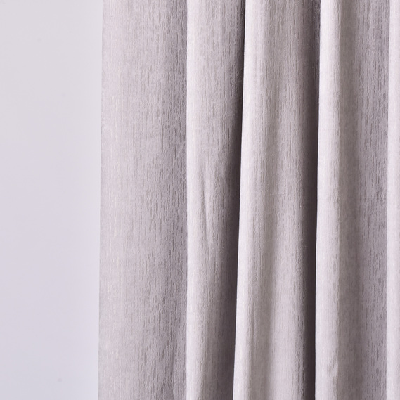 Solid-colored curtain fabric Shell св/сіра, фото 4