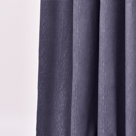 Solid-colored curtain fabric Shell сіра, фото 2