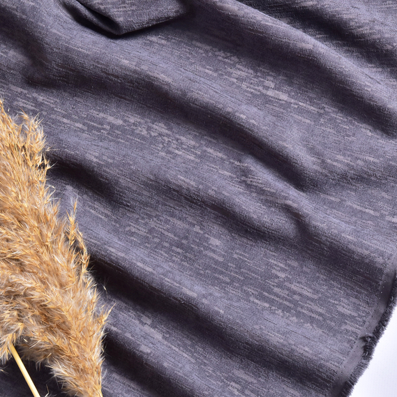 Solid-colored curtain fabric Shell сіра, фото 4