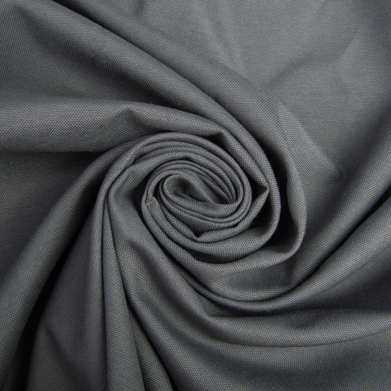 Тканина декоративна бавовна з водовідштовхувальним просоченням, 180 см, 215 гр/м2, для скатертин, штор, декору TDPBM0372-сірий, фото 1