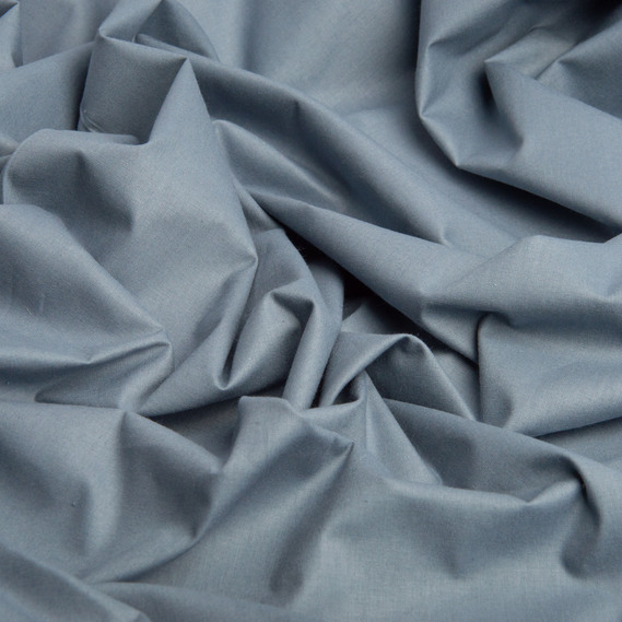 Ткань бязь ранфорс для постельного белья, хлопок 130 гр/м2, 240 см V-77 темно сіра, фото 2