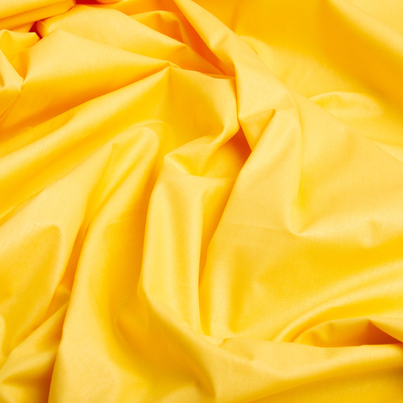 Тканина бязь ранфорс для постільної білизни, бавовна 130 гр/м2, 240 см V-83 жовтий, фото 2