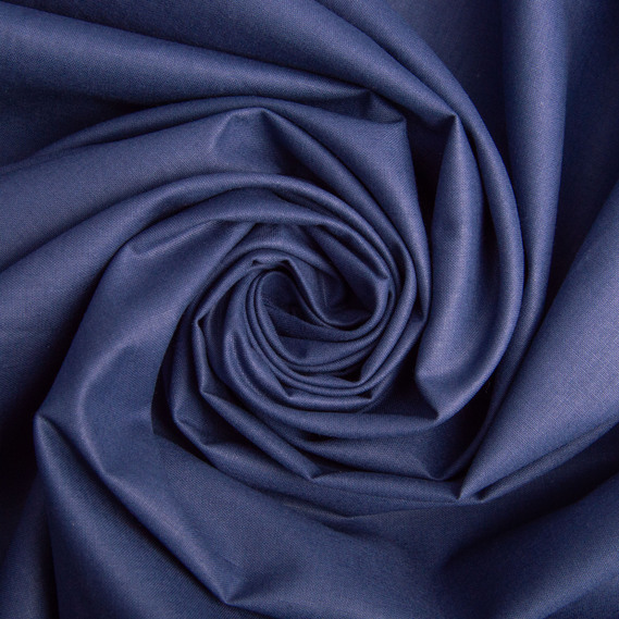 Тканина бязь ранфорс для постільної білизни, бавовна 130 гр/м2, 240 см V-97 індіго, фото 1