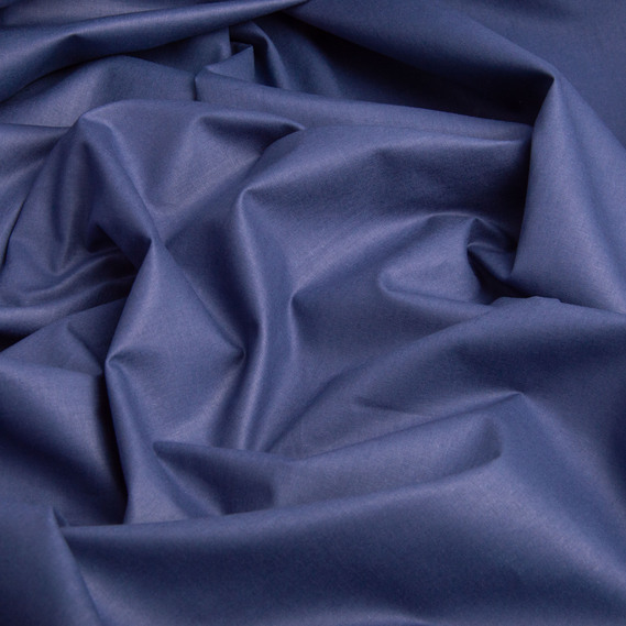 Тканина бязь ранфорс для постільної білизни, бавовна 130 гр/м2, 240 см V-97 індіго, фото 2 Тканина бязь ранфорс для постільної білизни, бавовна 130 гр/м2, 240 см V-97 індіго, фото 2