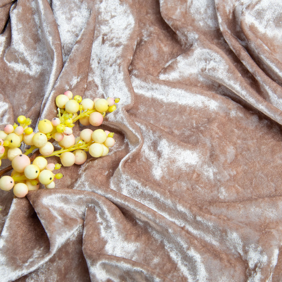 Тканина Оксамит стрейч однотонний Li, тканина костюмна, платтяна оксамитова, велюр лате, фото 3