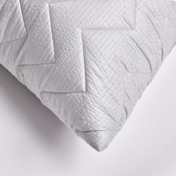 Pillow NORDIC COMFORT+ IDEIA 70х70 cm with quilted zippered cover  сіра, фото 10