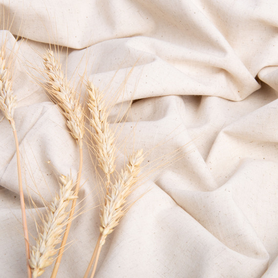 Тканина ЛЬОН для постільної білизни та декору 240 см беж, фото 3 Тканина ЛЬОН для постільної білизни та декору 240 см беж, фото 3