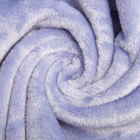 Ткань махровое полотно Велсофт, мягкая ткань для пледов, халатов, пижам, покрывал лілове, фото 1