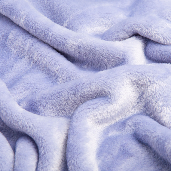 Ткань махровое полотно Велсофт, мягкая ткань для пледов, халатов, пижам, покрывал лілове, фото 2