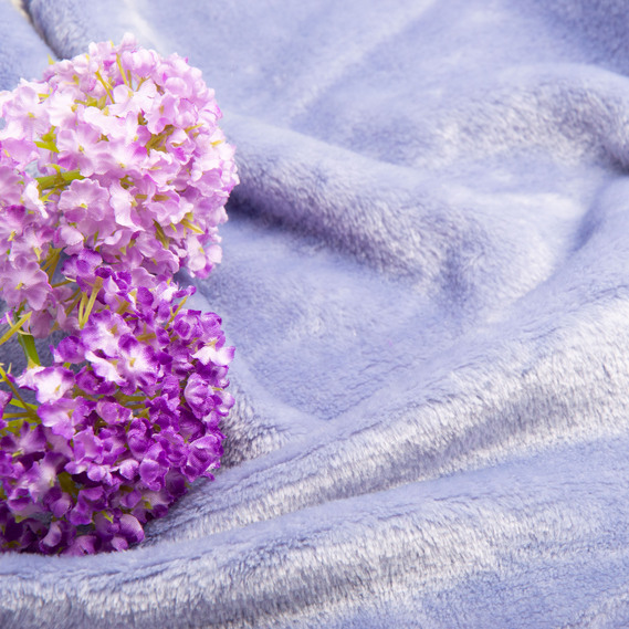 Ткань махровое полотно Велсофт, мягкая ткань для пледов, халатов, пижам, покрывал лілове, фото 4