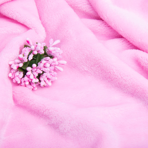 Fabric terry cloth VelSoft, soft fabric for blankets, robes, pajamas, bedspreads рожеве, фото 4