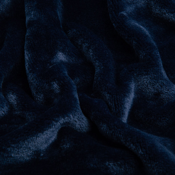 Fabric terry cloth VelSoft, soft fabric for blankets, robes, pajamas, bedspreads т/синє, фото 2