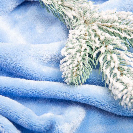 Тканина махрове полотно Велсофт, м`яка тканина для пледів, халатів, піжам, покривал. блакитне, фото 4