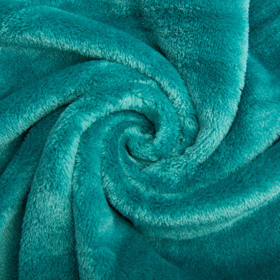 Тканина махрове полотно Велсофт, м`яка тканина для пледів, халатів, піжам, покривал. бірюза, фото 1 Тканина махрове полотно Велсофт, м`яка тканина для пледів, халатів, піжам, покривал. бірюза, фото 1