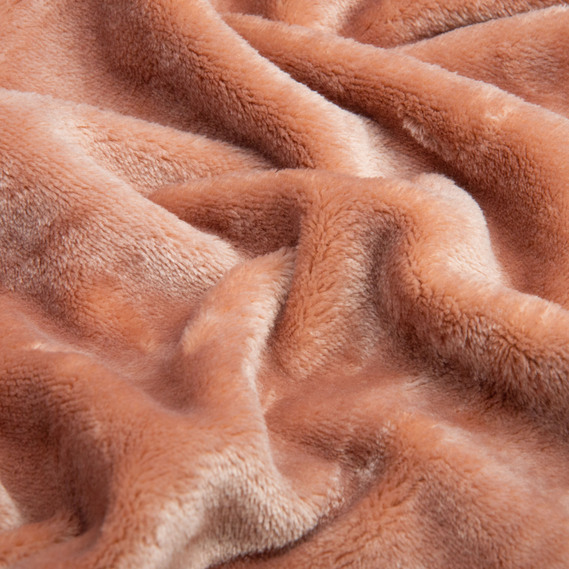 Fabric terry cloth VelSoft, soft fabric for blankets, robes, pajamas, bedspreads т/пудра, фото 2