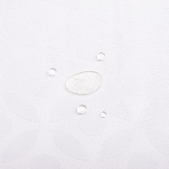 Ткань декоративная жаккард с водоотталкивающей пропиткой, для скатертей, штор, декора  біла, фото 4