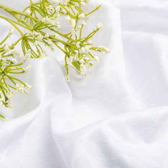 Ткань декоративная жаккард с водоотталкивающей пропиткой, для скатертей, штор, декора  біла, фото 5