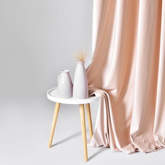 Solid-colored curtain fabric Velvet V-10 брюле, фото 1